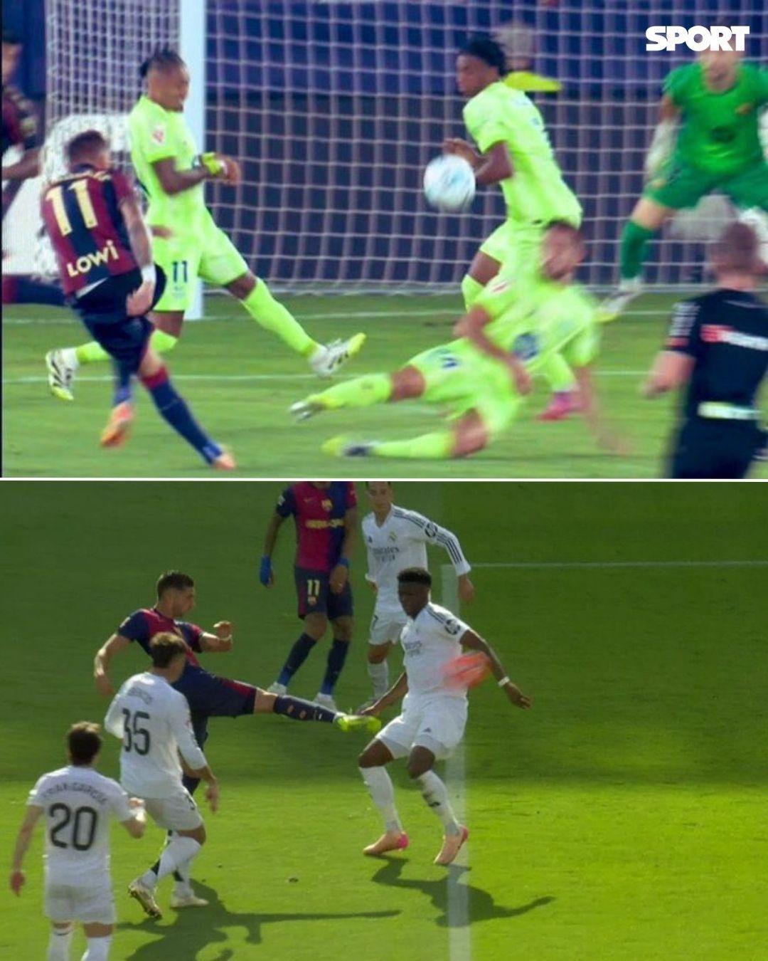 Pedri: Mùa giải trước, pha chạm tay của Chuuameni rõ ràng không được công nhận, nhưng hôm nay pha chạm tay của Balde lại được hưởng quả phạt đền