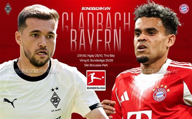 Nhận định Gladbach vs Bayern (20h30 ngày 25/10): Tiếp đà hưng phấn