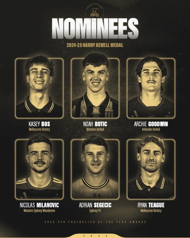 Đề cử thường niên của PFA A-League: Goodwin Jr. được chọn là cầu thủ trẻ xuất sắc nhất Đề cử thường niên của PFA A-League: Goodwin Jr. được chọn là cầu thủ trẻ xuất sắc nhất