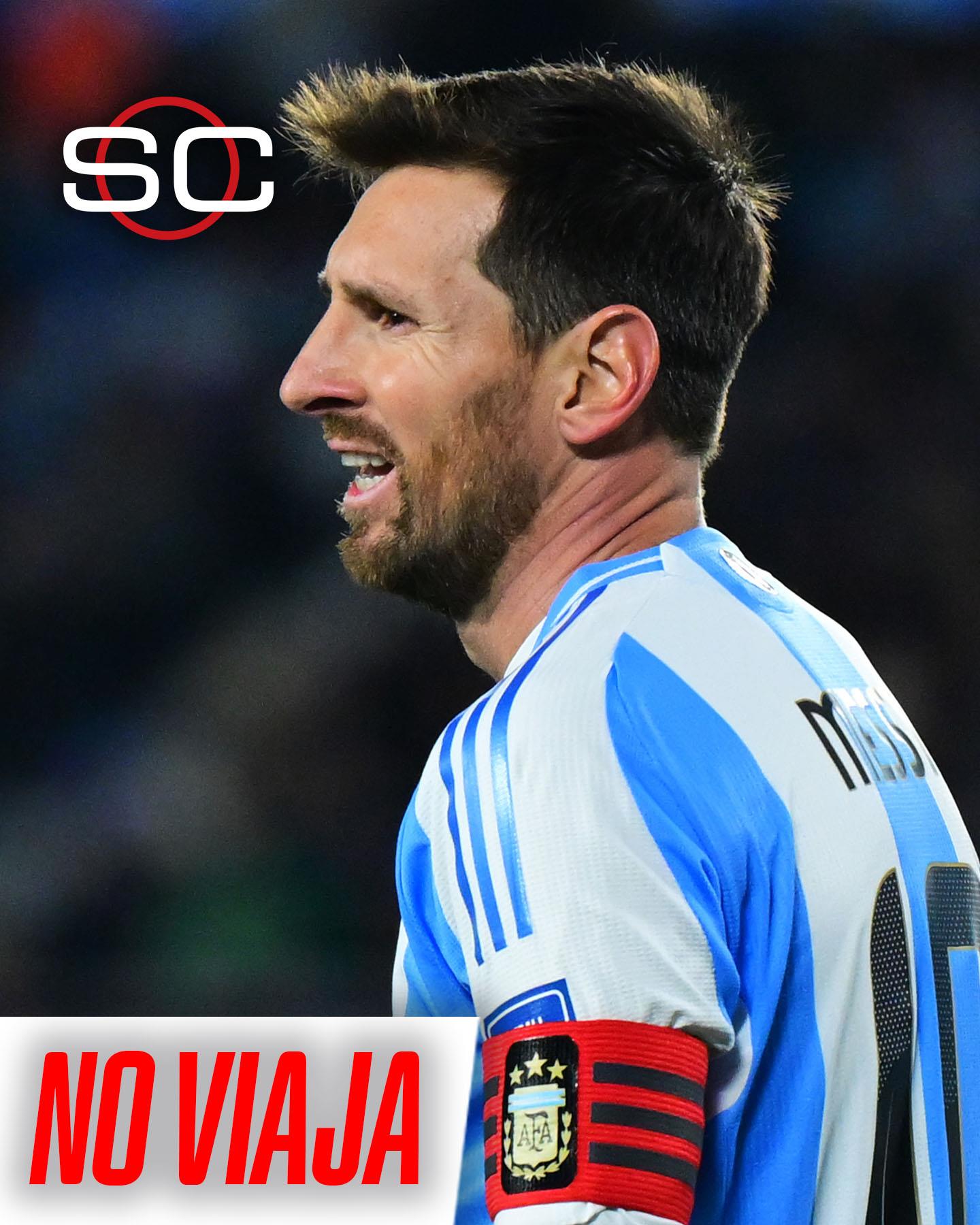 Truyền thông Argentina: Messi sẽ không tới Ecuador để tham dự vòng loại cuối cùng World Cup Truyền thông Argentina: Messi sẽ không tới Ecuador để tham dự vòng loại cuối cùng World Cup