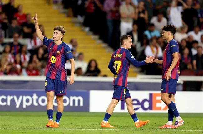 Barca đánh bại Olympiacos với tỷ số 6-1 trên sân nhà. Barca danh bai Olympiacos voi ty so 6-1 tren san nha.